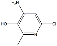 4-amino-6-chloro-2-methylpyridin-3-ol Struktur