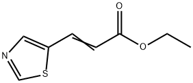 (E)-ethyl 3-(thiazol-5-yl)acrylate Structure