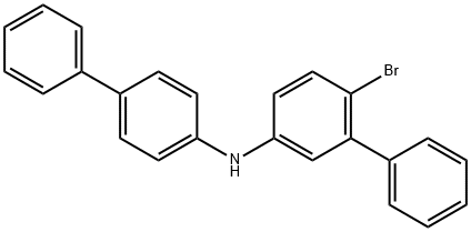 N-(6-Bromo[1,1'-biphenyl]-3-yl)-[1,1'-biphenyl]-4-amine Structure