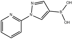 1-(2-Pyridyl)-1H-pyrazole-4-boronic acid Struktur