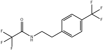 2,2,2-Trifluoro-N-{2-[4-(trifluoromethyl)phenyl]ethyl}acetamide,199678-28-9,结构式