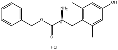 (2,6-dimethyl)-L-tyrosine benzyl ester hydrochloride Structure