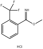Methyl 2-(Trifluoromethyl)benzimidate Hydrochloride Structure