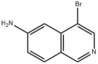 4-溴异喹啉-6-胺 结构式