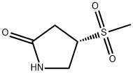 (4S)-4-methanesulfonylpyrrolidin-2-one Struktur