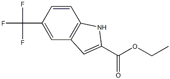 5-Trifluoromethyl-1H-indole-2-carboxylic acid ethyl ester Structure