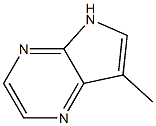 7-Methyl-5H-pyrrolo[2,3-b]pyrazine Struktur
