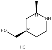((2R,4R)-2-methylpiperidin-4-yl)methanol hydrochloride Structure