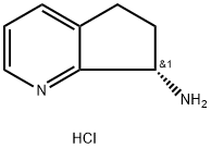 (7S)-6,7-dihydro-5H-cyclopenta[b]pyridin-7-amine hydrochloride Structure