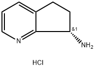 (7S)-6,7-dihydro-5H-cyclopenta[b]pyridin-7-amine hydrochloride,2044711-36-4,结构式