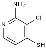 2-氨基-3-氯-4-巯基吡啶, 2055759-39-0, 结构式