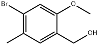 4-Bromo-2-methoxy-5-methylbenzyl alcohol Struktur