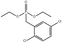diethyl 2,5-dichlorobenzylphosphonate Struktur