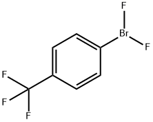 Benzene, 1-(difluorobromo)-4-(trifluoromethyl)- Struktur