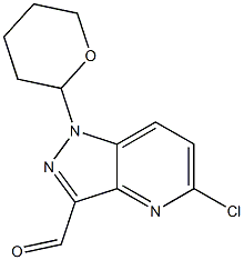 5-chloro-1-(oxan-2-yl)-1H-pyrazolo[4,3-b]pyridine-3-carbaldehyde Structure