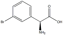 (2S)-2-AMINO-2-(3-BROMOPHENYL)ACETIC ACID Struktur