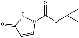 3-氧代-2,3-二氢-1H-吡唑-1-羧酸叔丁酯,2088458-39-1,结构式