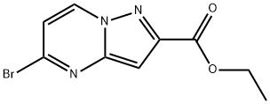 5-溴吡唑并[1,5-A]嘧啶-2-羧酸乙酯 结构式