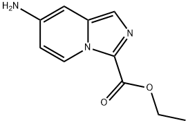 ethyl 7-aminoimidazo[1,5-a]pyridine-3-carboxylate 结构式
