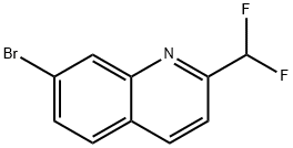 7-Bromo-2-(difluoromethyl)quinoline Structure