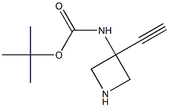 tert-butyl N-(3-ethynylazetidin-3-yl)carbamate Structure