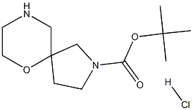 6-氧杂-2,9-二氮杂螺[4.5]癸烷-2-羧酸叔丁酯盐酸盐 结构式