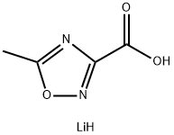 锂(1+) 离子 5-甲基-1,2,4-噁二唑-3-甲酸基酯, 2095410-46-9, 结构式