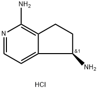(5R)-5H,6H,7H-cyclopenta[c]pyridine-1,5-diamine dihydrochloride Structure