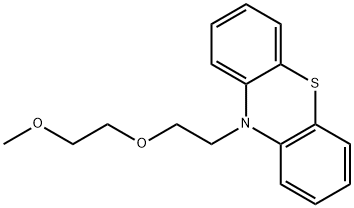 10-[2-(2-メトキシエトキシ)エチル]-10H-フェノチアジン 化学構造式