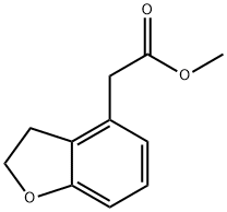 4-Benzofuranacetic acid, 2,3-dihydro-, methyl ester 结构式