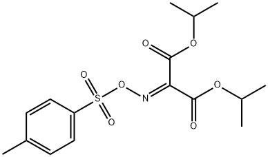 DIISOPROPYL 2-((TOSYLOXY)IMINO)MALONATE Struktur