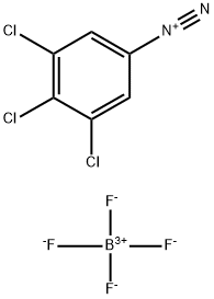 3,4,5-trichlorobenzenediazonium tetrafluoroborate Structure