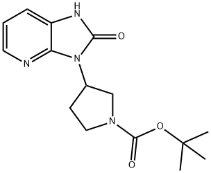 tert-butyl (3S)-3-(2-oxo-1,2-dihydro-3H-imidazo[4,5-b]pyridin-3-yl)pyrrolidine-1-carboxylate Structure