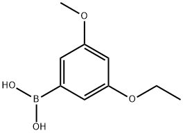 3-Ethoxy-5-methoxyphenylboronic acid Struktur