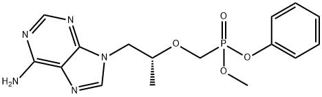 methyl phenyl((((R)-1-(6-amino-9H-purin-9-yl)propan-2-yl) oxy)methyl)phosphonate fumaric acid salt,2126010-02-2,结构式