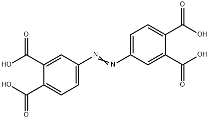 1,2-Benzenedicarboxylic acid, 4,4'-(1,2-diazenediyl)bis- Structure