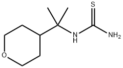 1-(2-(TETRAHYDRO-2H-PYRAN-4-YL)PROPAN-2-YL)THIOUREA, 2129084-41-7, 结构式