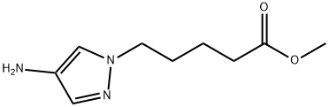 methyl 5-(4-amino-1H-pyrazol-1-yl)pentanoate Structure