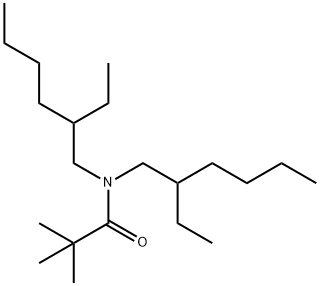 N,N-Bis(2-ethylhexyl)-2,2-dimethylpropanamide Structure