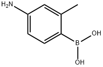 4-amino-2-methylphenylboronic acid 结构式