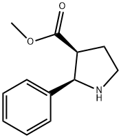 methyl (2R,3S)-2-phenyl-3-pyrrolidinecarboxylate,2165792-43-6,结构式
