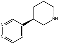 (R)-4-(piperidin-3-yl)pyridazine, 2166178-14-7, 结构式
