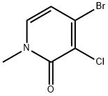4-Bromo-3-chloro-1-methylpyridin-2(1H)-one Structure