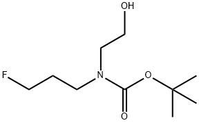 tert-butyl (3-fluoropropyl)(2-hydroxyethyl)carbamate,2173404-63-0,结构式