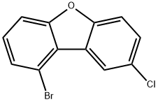 Dibenzofuran, 1-bromo-8-chloro- Struktur
