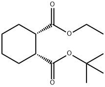 (1S,2R)-Ethyl 2-(tert-butoxycarbonyl)cyclohexanecarboxylate Struktur