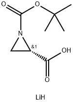 lithium (S)-1-(tert-butoxycarbonyl)aziridine-2-carboxylate, 2173637-20-0, 结构式