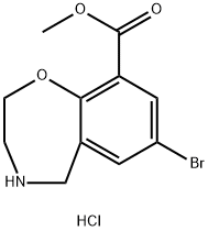 2177266-72-5 methyl 7-bromo-2,3,4,5-tetrahydrobenzo[f][1,4]oxazepine-9-carboxylate hydrochloride
