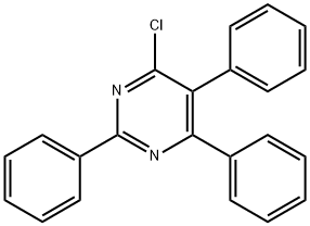 4-chloro-2,5,6-triphenyl-Pyrimidine Structure