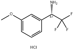 (S)-2,2,2-三氟-1-(3-甲氧基苯基)乙胺盐酸盐, 2222471-40-9, 结构式